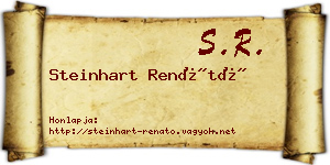 Steinhart Renátó névjegykártya